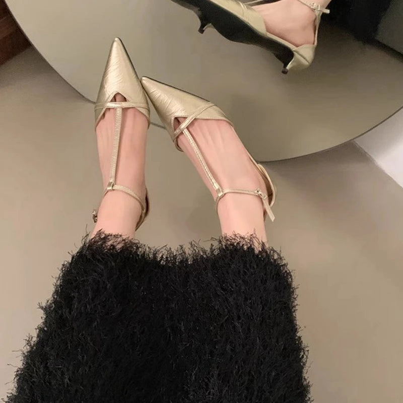 Women's Gold & Silver Patent Leather Platform Sneakers