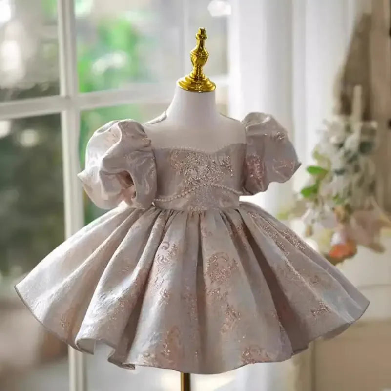 Children's Princess Ball Gown – Flower Girl Dress for Weddings and Birthday Parties