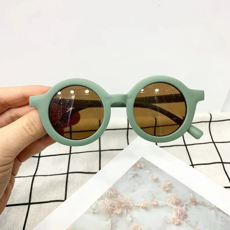 Kids' Round Frame Sunglasses - UV400 Protection for Ages 1-7 years