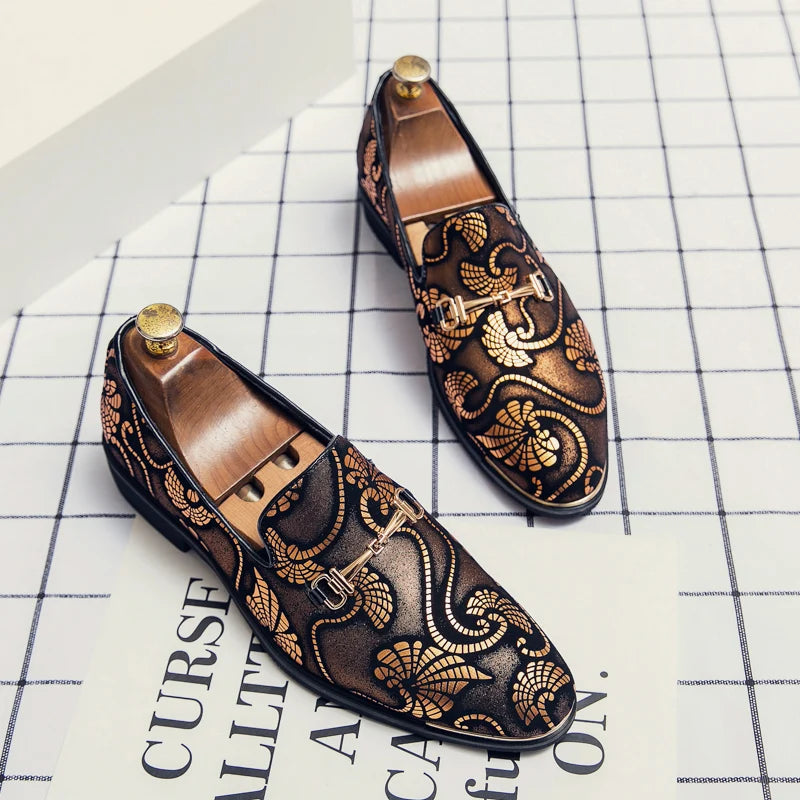 Spring Autumn Men's Formal Oxfords Shoes – British Style Casual Luxury