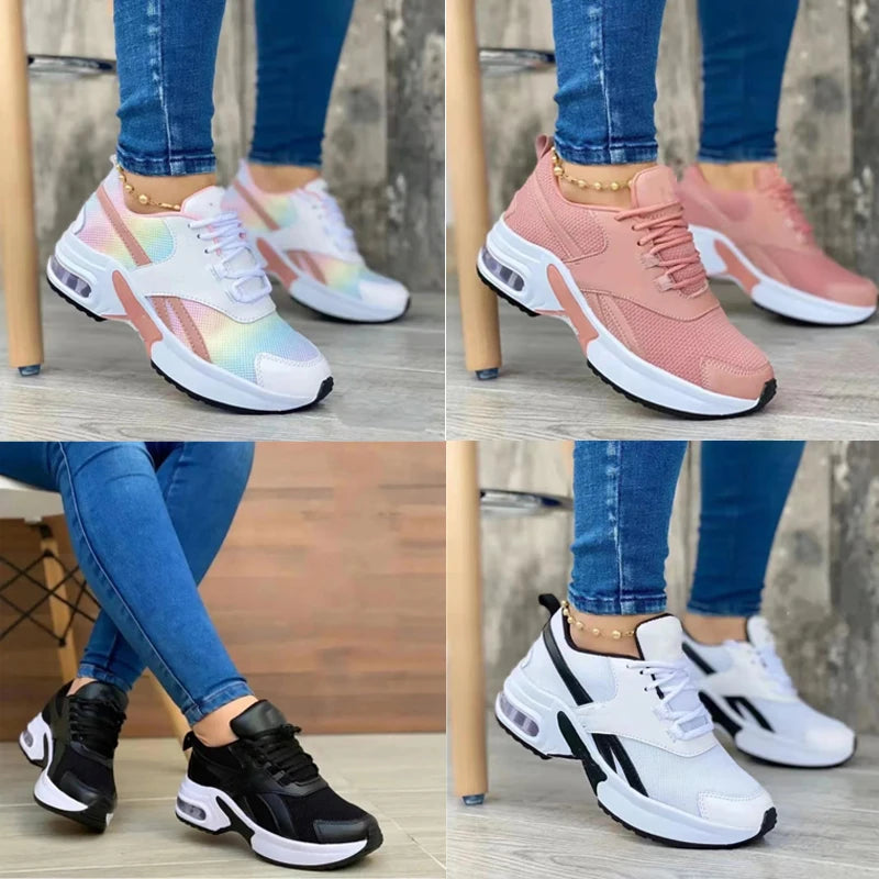 Women's Breathable Mesh Sneakers – Perfect for Running & Casual Wear