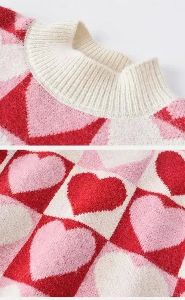 Autumn/Winter Girls' Thickened Knitted Sweater - Christmas Edition