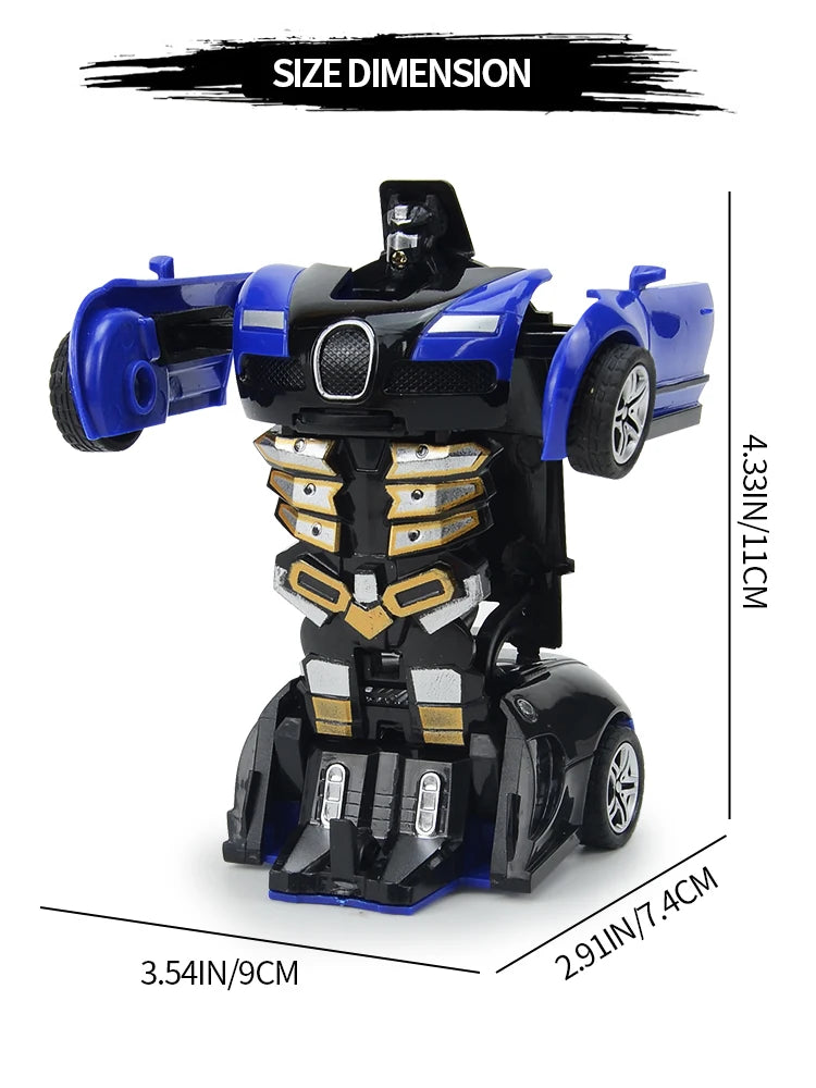 Transforming Car Robot Race Toy for Boys