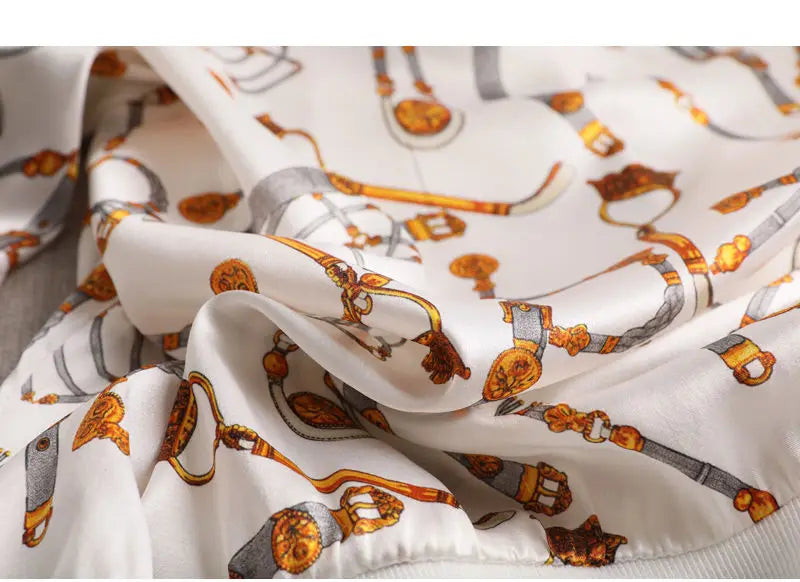 Vintage Ice Silk Short Sleeve Tee for Women