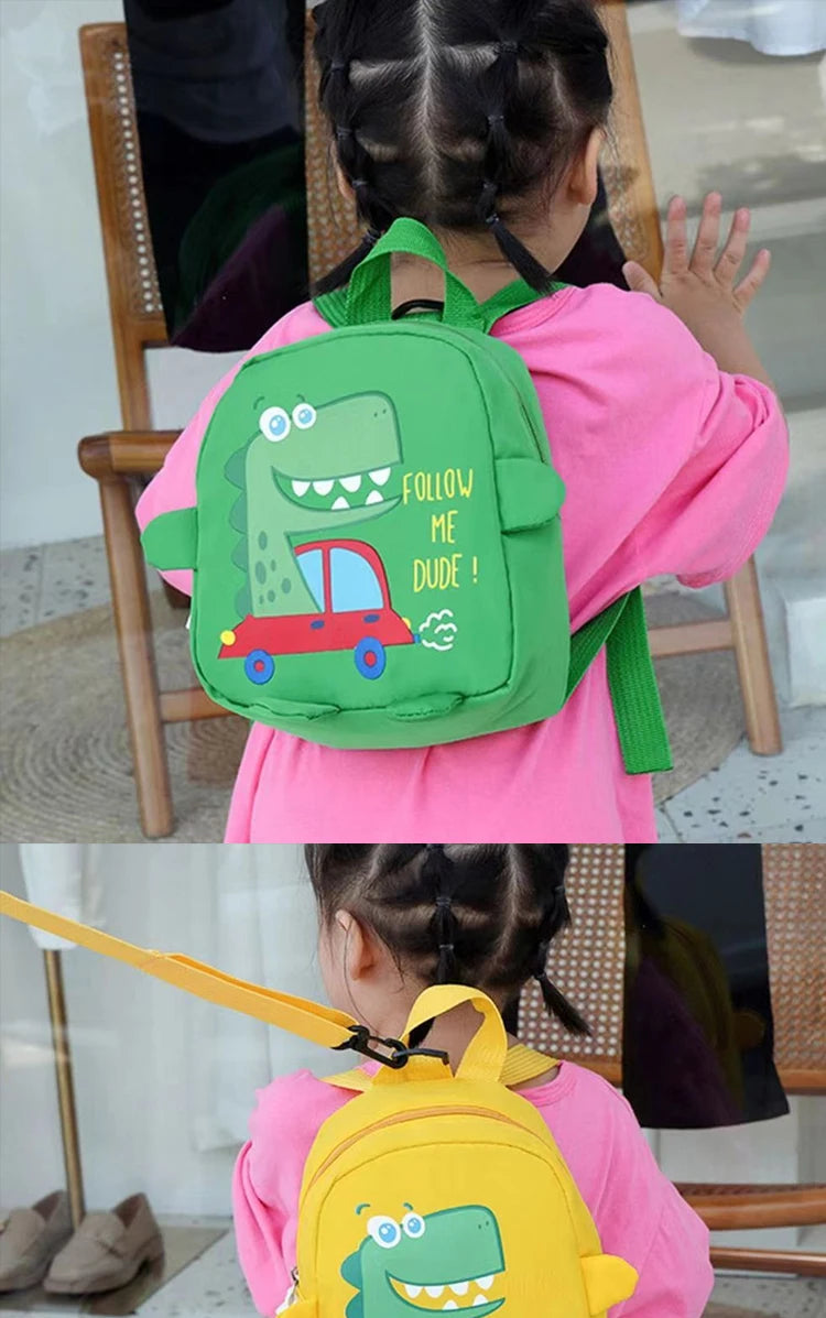 Cute Dinosaur Anti-Lost Toddler Backpack