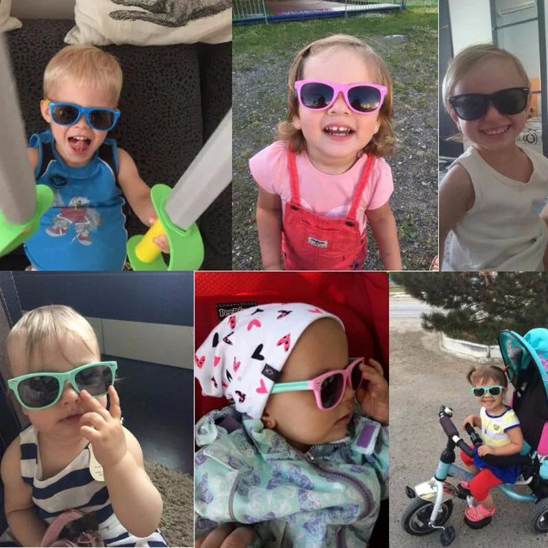 Classic Kids UV400 Silicone Sunglasses for Boys & Girls