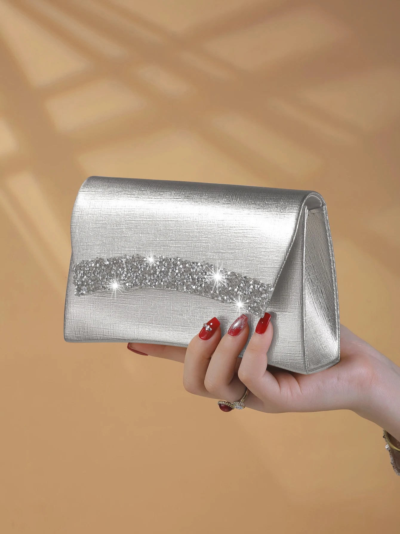 Glamorous Sequin Glitter Clutch - Elegant & Exquisite Luxury Bag for Evening Parties