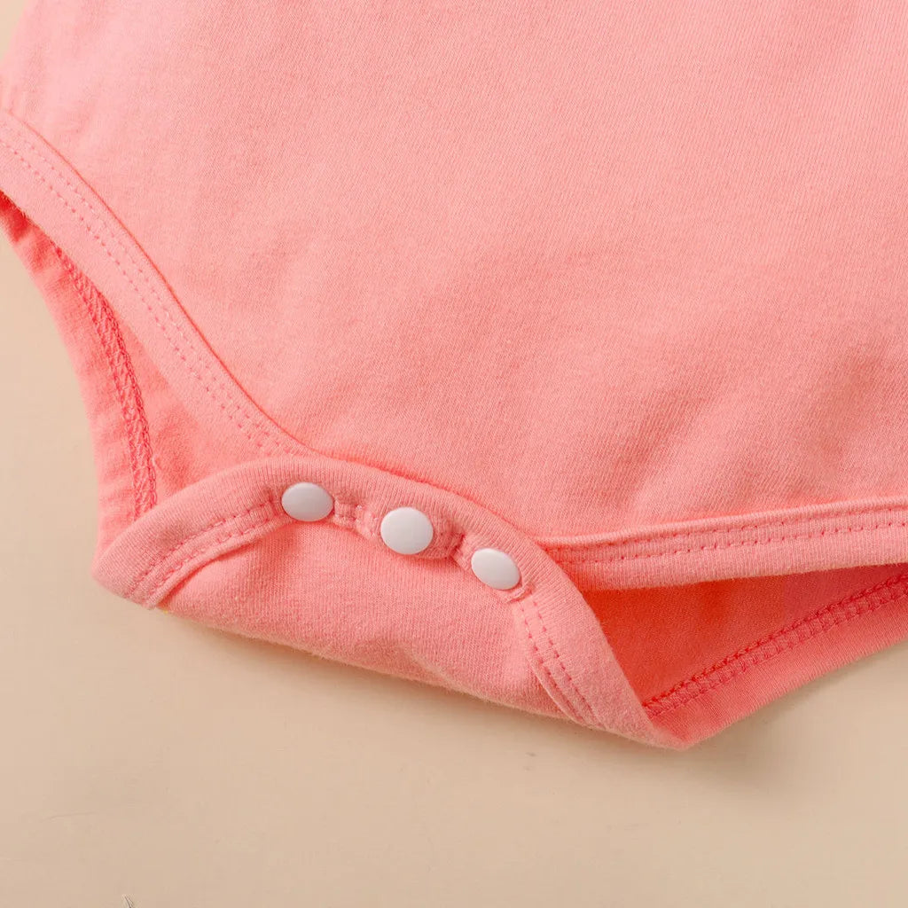 3-Piece Baby Girl Outfit: Rabbit Bodysuit, Shorts & Headband
