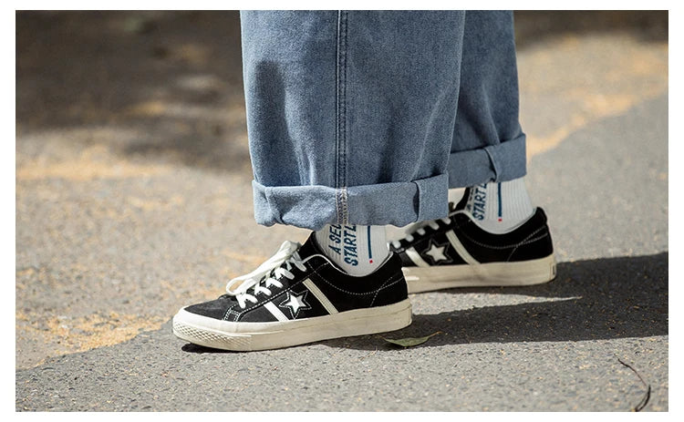 Men’s Hip Hop Wide-Leg Denim Cargo Jeans - Streetwear Skateboard Trousers