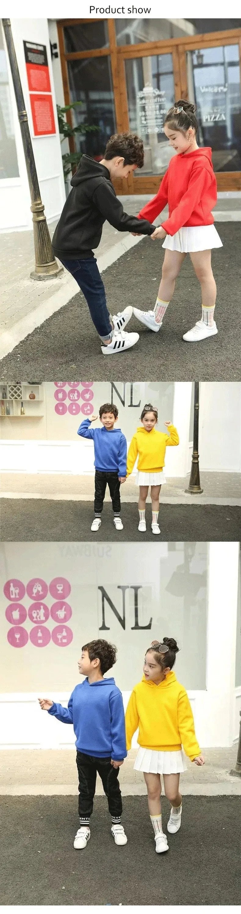 Cute Cartoon Print Hooded Sweatshirts for Kids (2-13 Years)