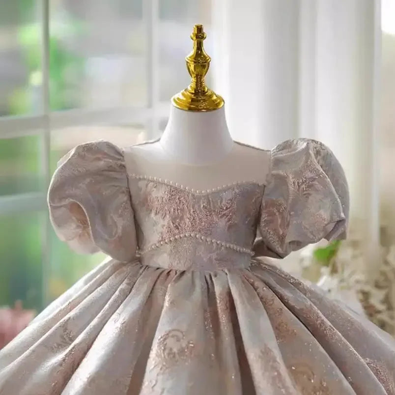 Children's Princess Ball Gown – Flower Girl Dress for Weddings and Birthday Parties