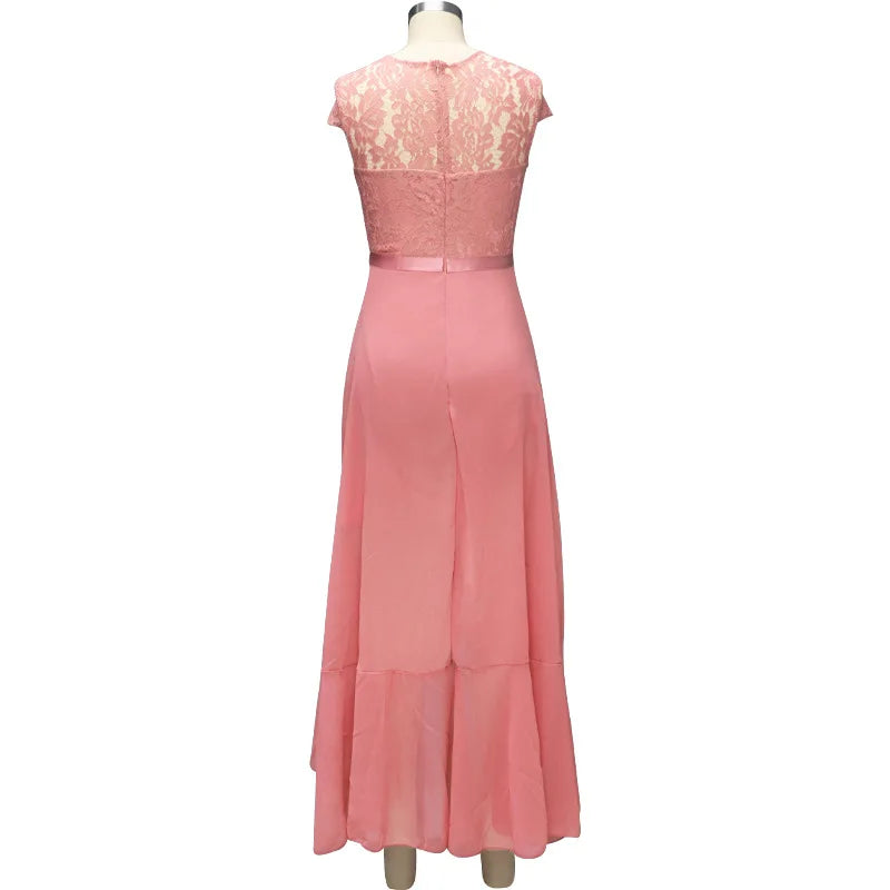 Women's Elegant Lace Evening Wedding Party Dress Sexy Office Ladies Bodycon Dresses Fashion Birthday Club Vestidos Female