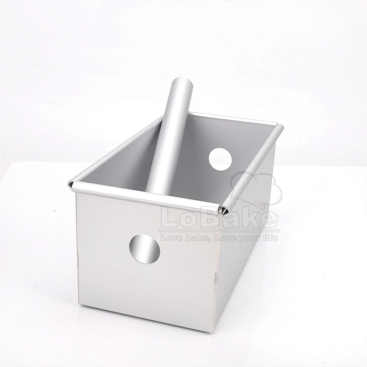 Aluminium Rectangle Toast Bread Mold – 100g/250g with Heart Stick & Mousse Cake Tin