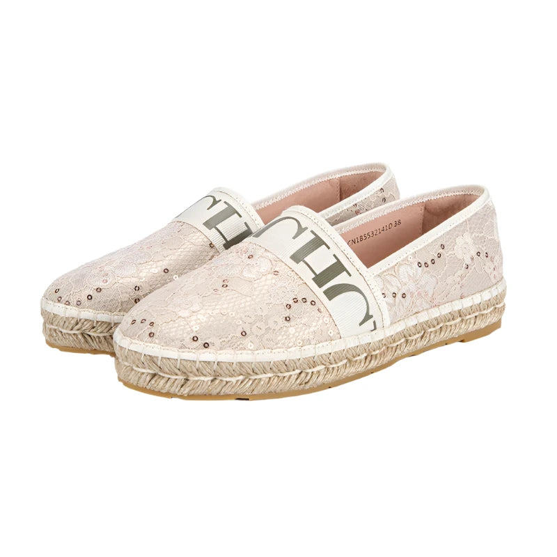 Women's Fisherman Mesh Loafers - Breathable Plaid Woven Casual Straw Shoes