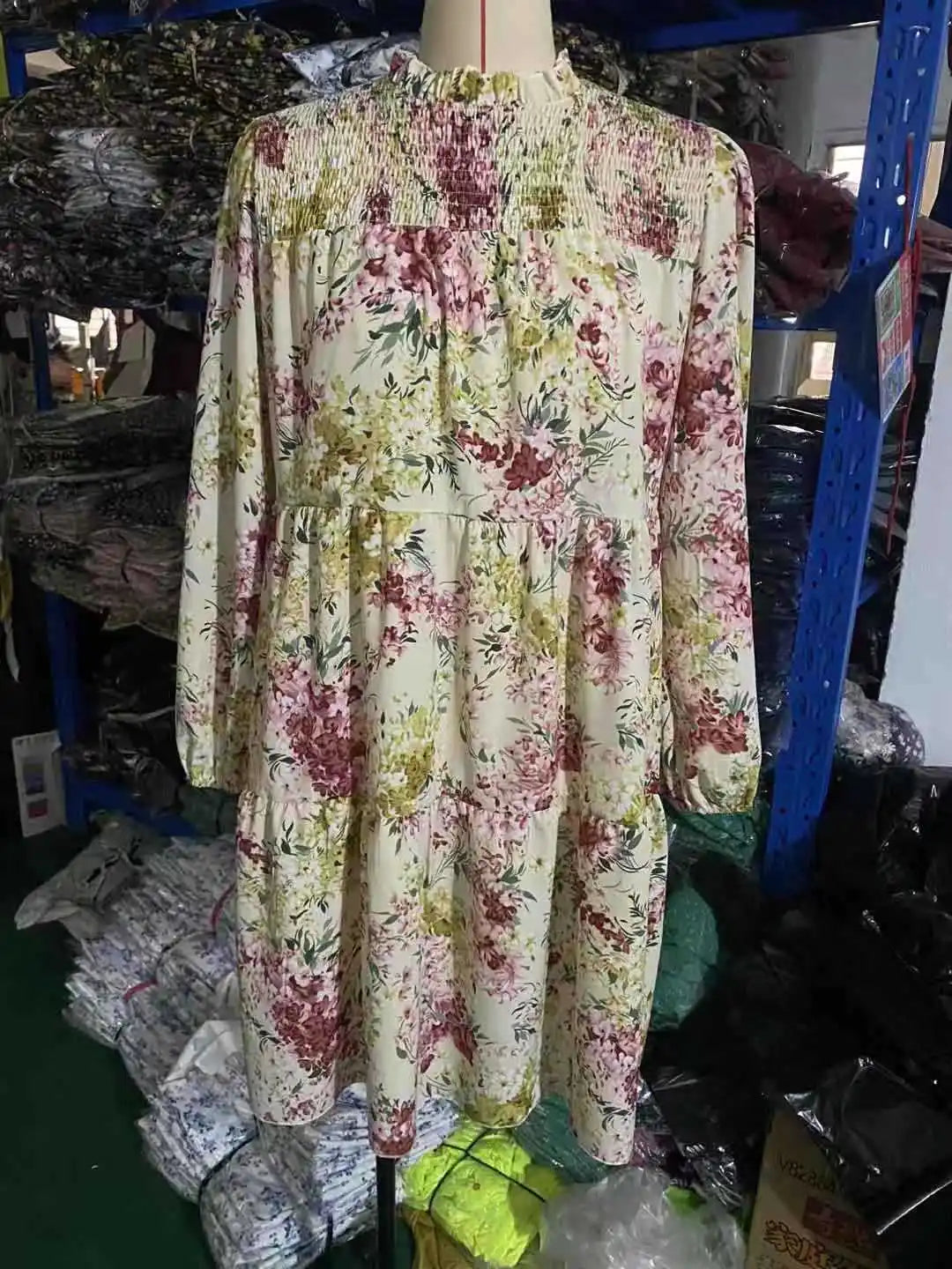 European & American Fashion - Summer/Autumn Loose Waist Cake Skirt Dress