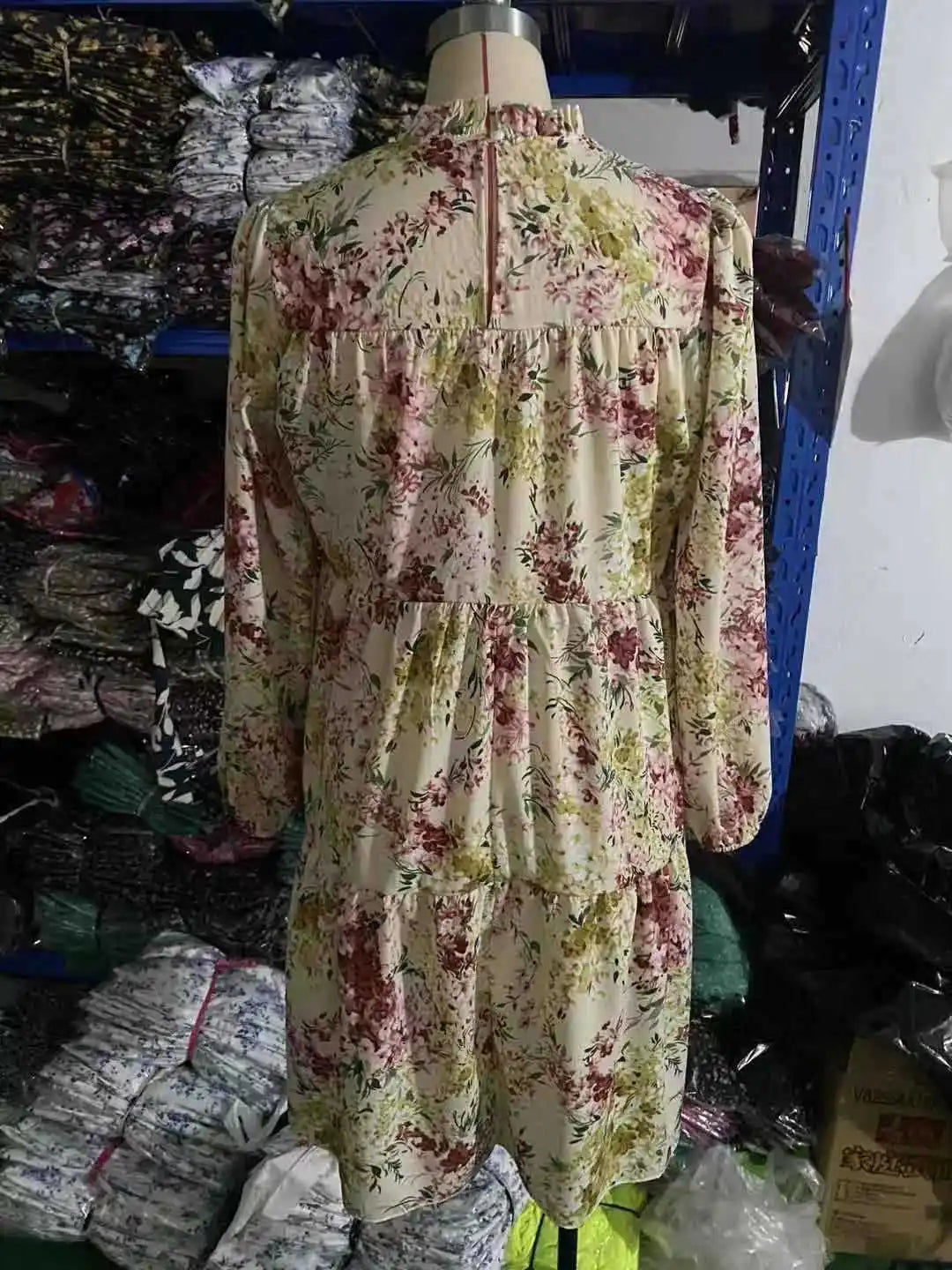 European & American Fashion - Summer/Autumn Loose Waist Cake Skirt Dress