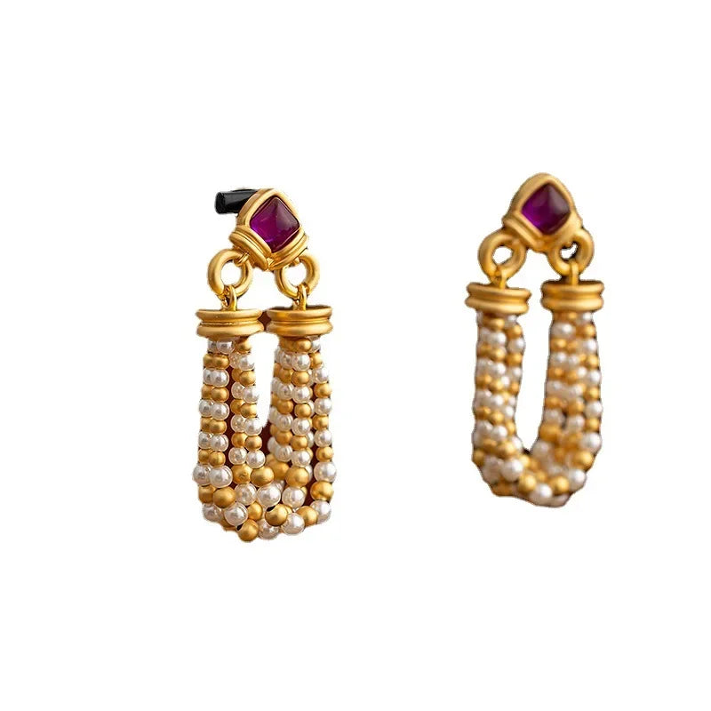Luxury Tassel Earrings for Women – Elegant Party Jewelry