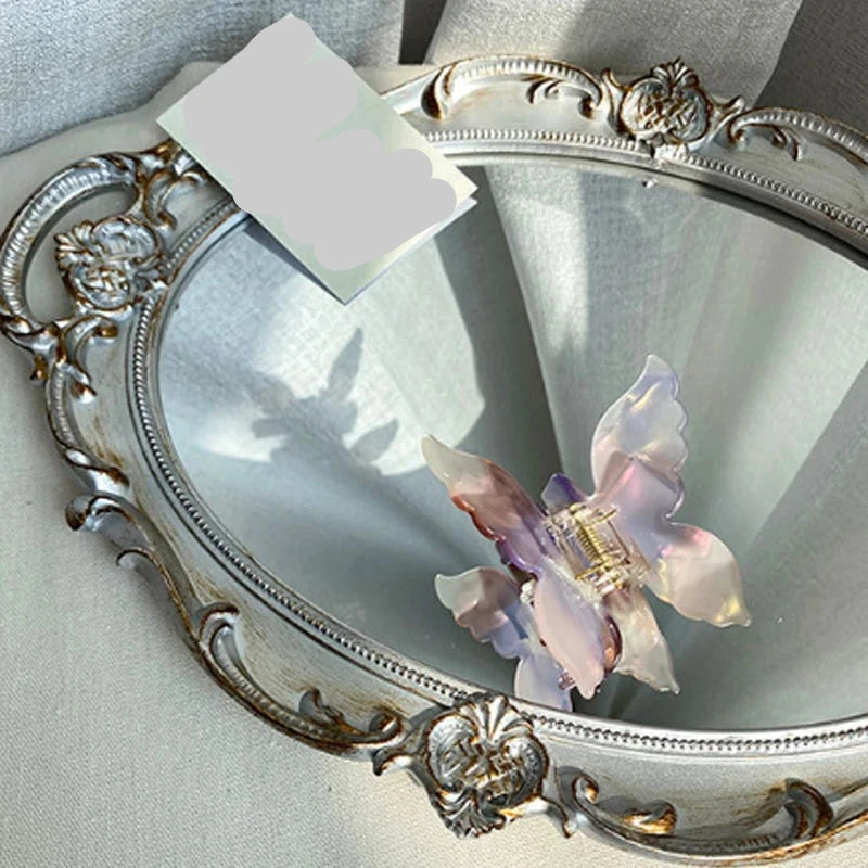 French Fashion Butterfly Hair Claw - Stylish Clip for Women & Girls