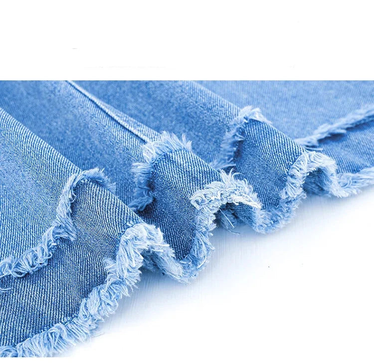Girls' Casual Denim Skirt for Spring/Summer