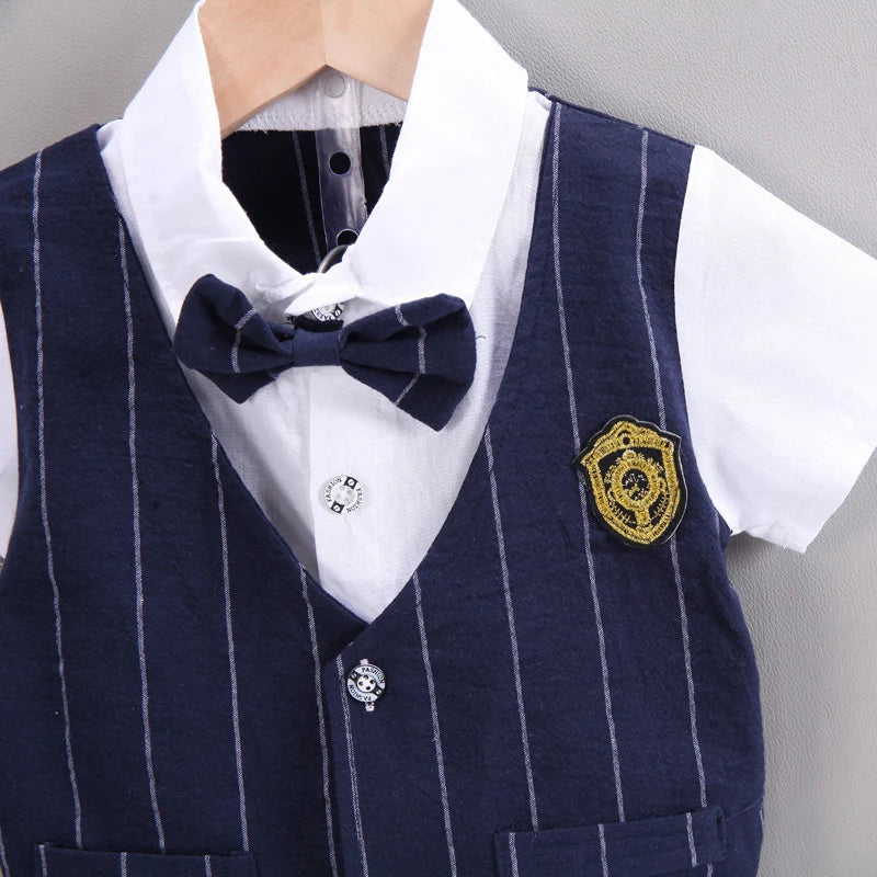 Baby Boys Formal Set – Shirt + Shorts for Summer.