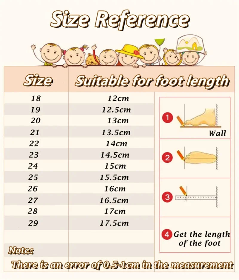 Summer Kids' Sandals: Cartoon DIY Design Anti-Skid Shoes