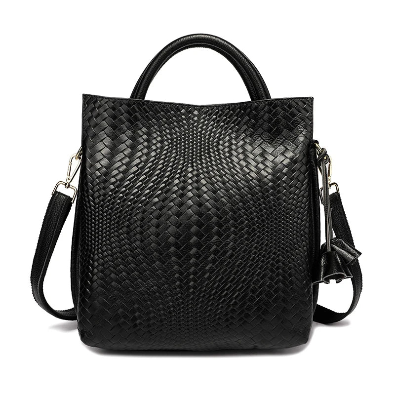 Aidrani Women's Woven Bucket Bag - Large Capacity, Multiple Colors