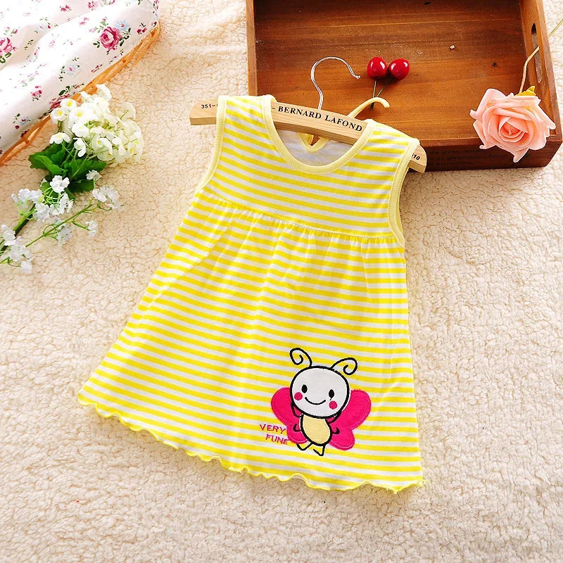 New Summer Baby Dress Cotton Princess Frock Girls Clothing