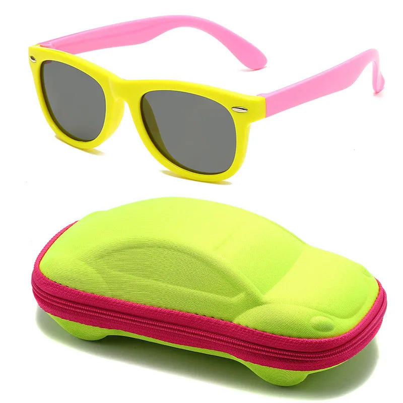 Classic Kids UV400 Silicone Sunglasses for Boys & Girls