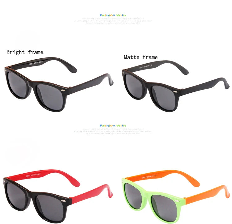 Classic Kids UV400 Silicone Sunglasses for Boys & Girls