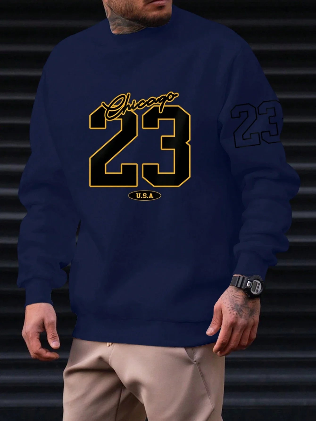 Men's Street Style Fleece Hoodie - Casual Fall Sweater