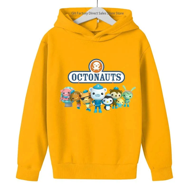Cute Cartoon Print Hooded Sweatshirts for Kids (2-13 Years)