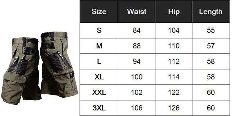 Tactical Waterproof Combat Pants - Men's Multi-Pocket Wear-Resistant Outdoor Cargo Trousers