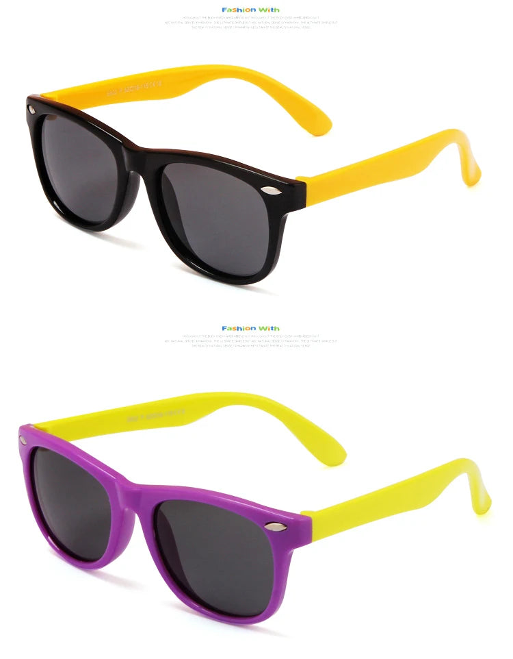Classic Kids UV400 Silicone Sunglasses for Boys & Girls