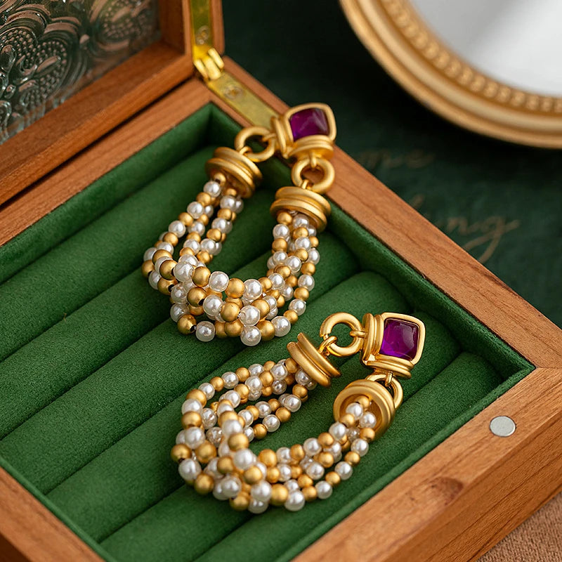 Luxury Tassel Earrings for Women – Elegant Party Jewelry
