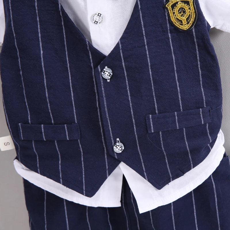 Baby Boys Formal Set – Shirt + Shorts for Summer.