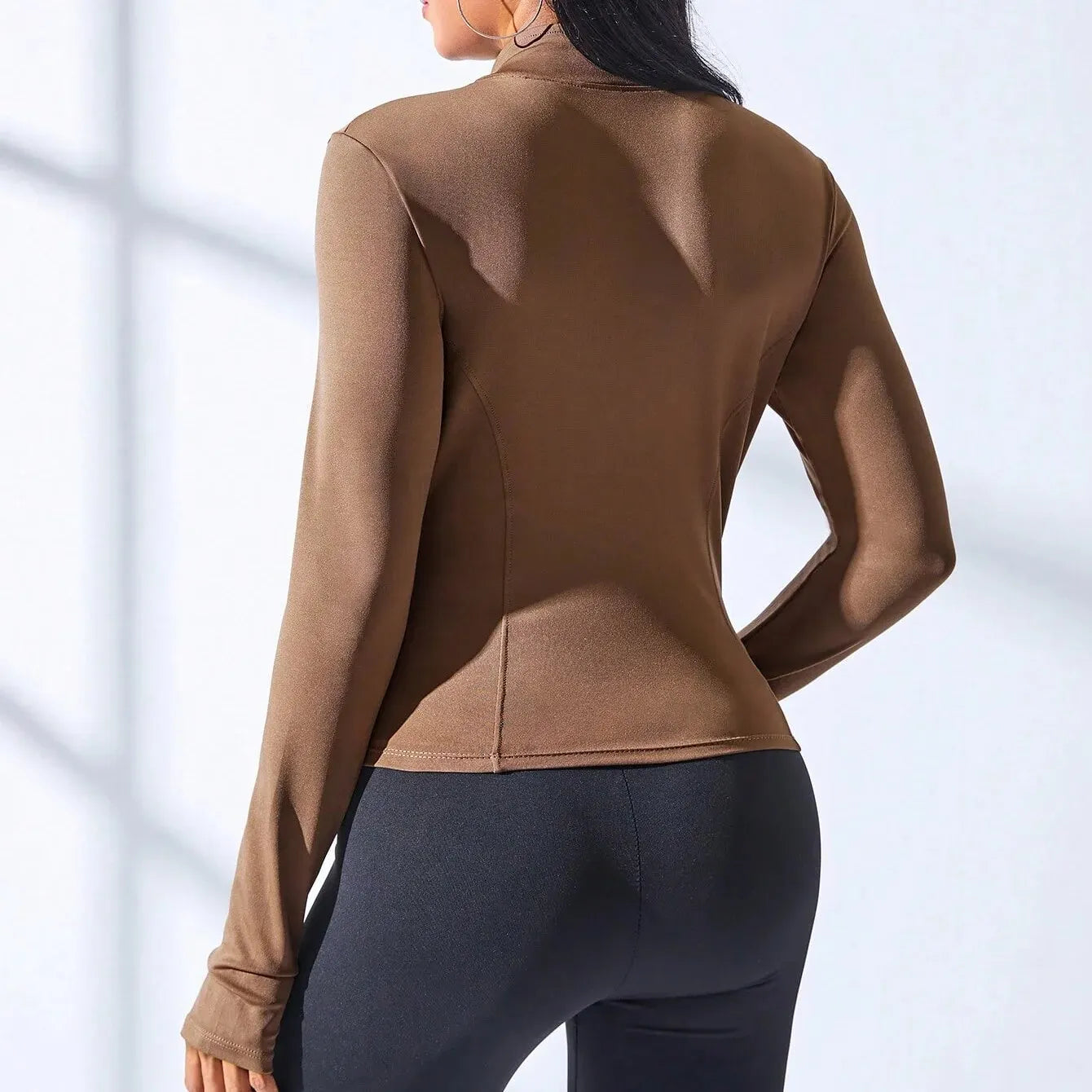New Yoga Coat Short Sports Jacket WOMEN'S Fitness Clothes